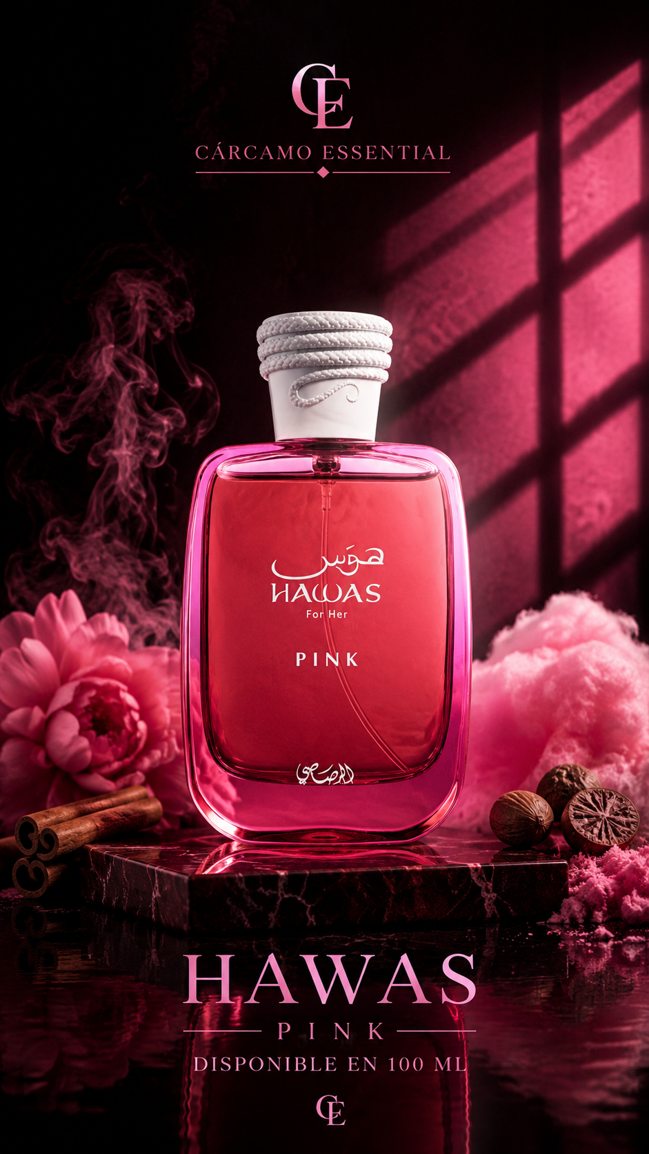 HAWAS PINK – RASASI | 100 ML – CÁRCAMO ESSENTIAL