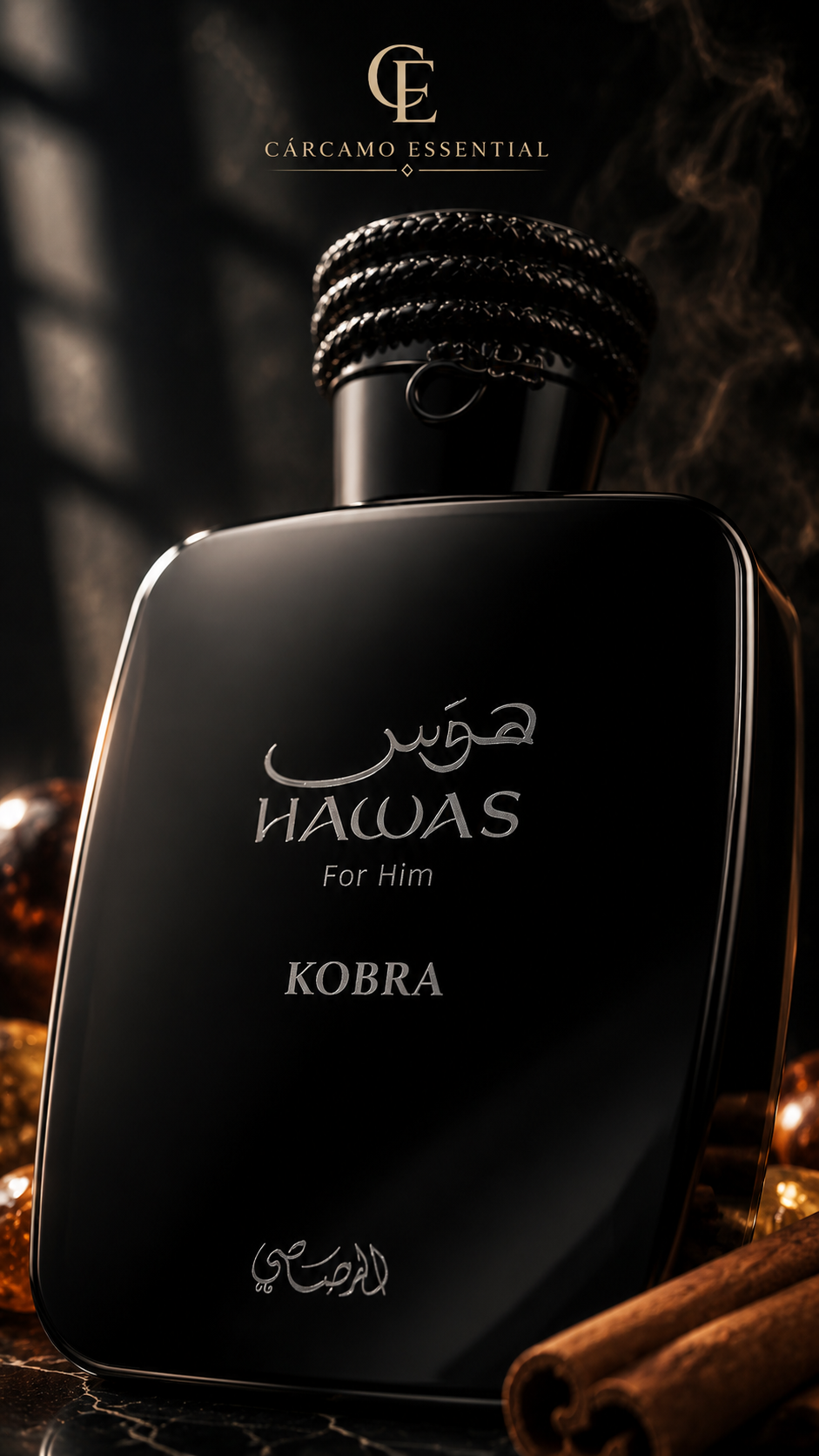 HAWAS KOBRA – RASASI | 100 ML – CÁRCAMO ESSENTIAL
