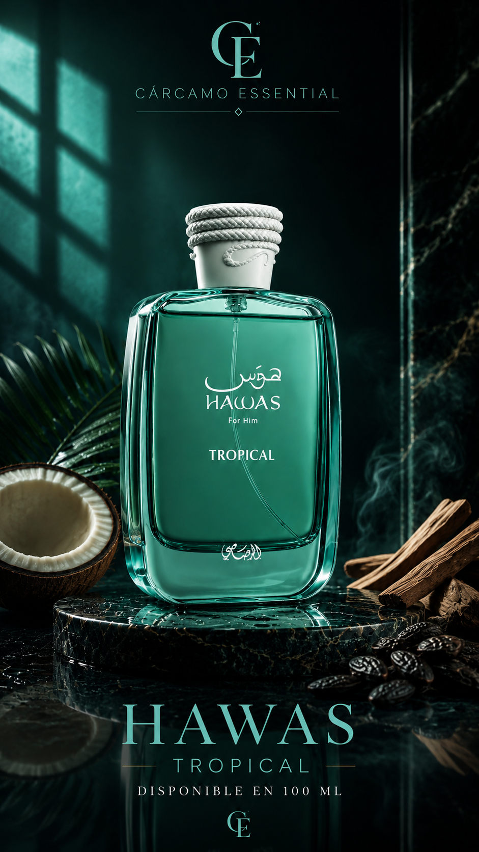 HAWAS TROPICAL – RASASI | 100 ML – CÁRCAMO ESSENTIAL