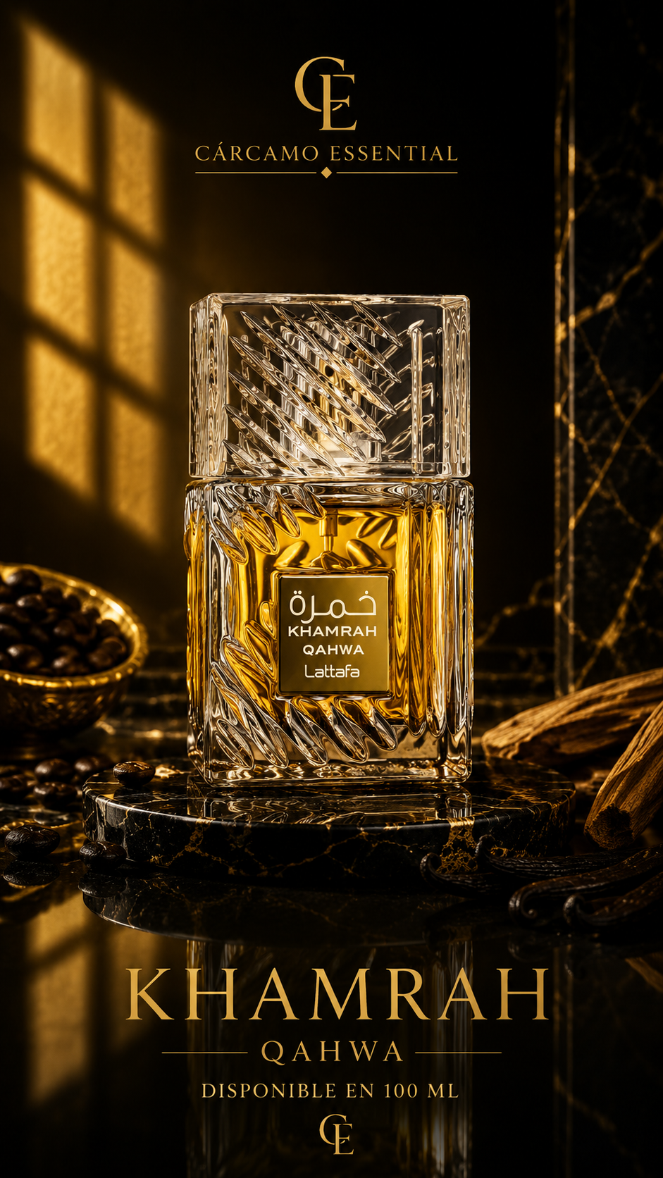 KHAMRAH QAHWA – LATTAFA | 100 ML ORIGINAL – CÁRCAMO ESSENTIAL